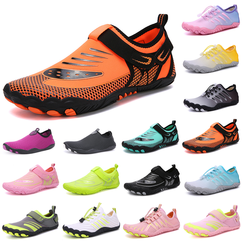 

Men Women Sneakers Slip On Fitness Shoes yellow Climbing shoes Women ventilate comfort Soft Outdoor Non-slip Shock Absorber Shoes, #21