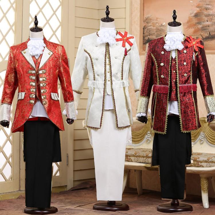 

Men's Suits Court Dress Costumes The Man European Stage Restoring Ancient Ways & Blazers, 01