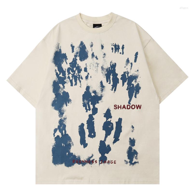 

Men' T Shirts 2023 Men Hip Hop T-Shirt Streetwear Letter Printed Shirt Summer Short Sleeve Tshirt Harajuku Cotton Casual Tops Tees, Black