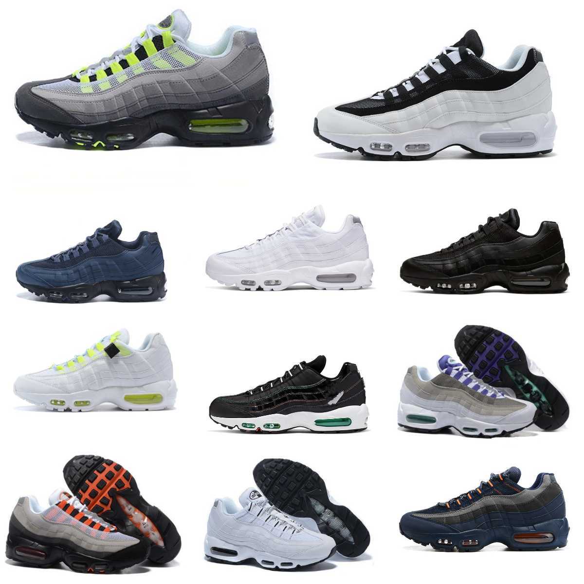 

2023 Top Quality Mens Running Shoes 95 Yin Yang Neon Laser Fuchsia Red Greedy 3.0 OG Airs Solar Triple Black White Worldwide Seahawks Particle Grey Sports Sneakers S26, Please contact us