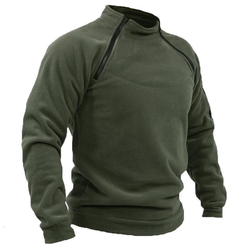 

Men's Hoodies Sweatshirts US Men's Tactical Outdoor Jacket Hunting Clothes Warm Zippers Fleece Pullover Men Windproof Autumn Winter Coat Thermal Underwear 230227, Khaki
