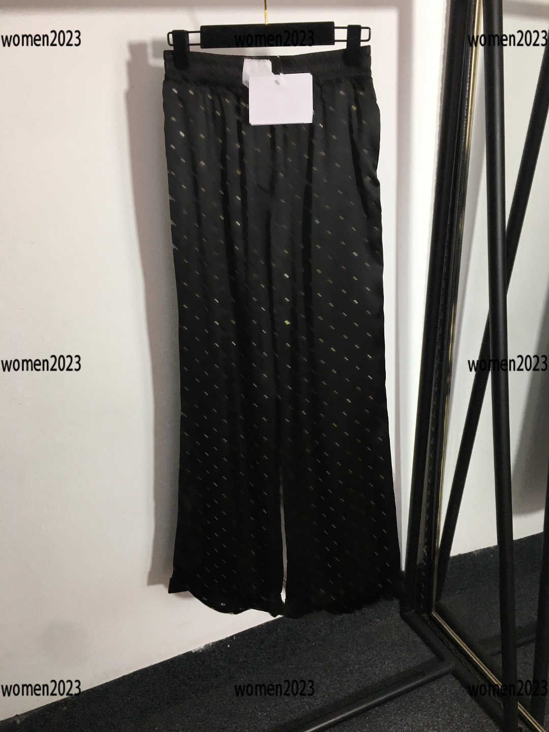 

women pants lady trousers sweatpants Size -L Full of letters and diamonds 2023 New Products comfortable fashion Feb, Multi