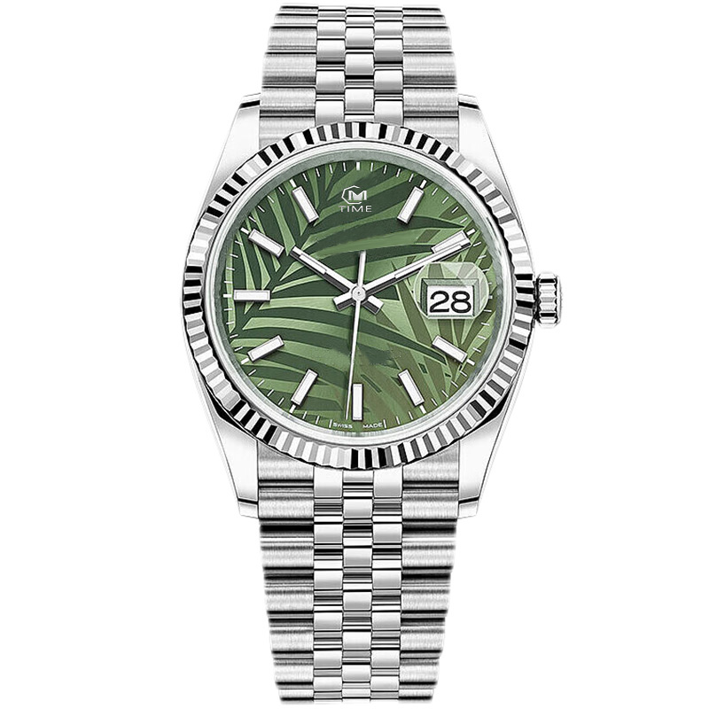 

Men's watch automatic movement stainless steel fashion watch sapphire mirror suitable for various occasions, Colour 12