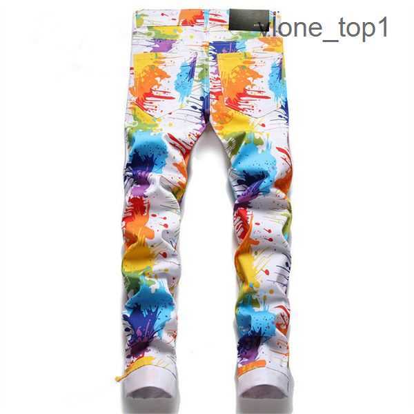 

Skinny Trousers Jean Man Distressed Ripped amirly Cowboy Pant Jeans Rock Revival Mens Straight Slim Designer Elastic Denim Fit Moto Biker 6 0D8X, 11