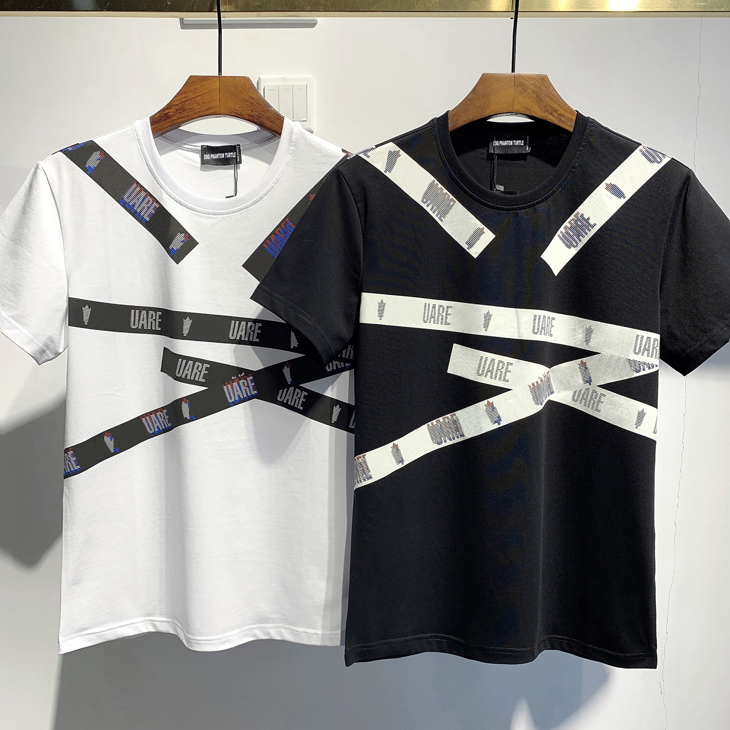 DSQ PHANTOM TURTLE Men's T-Shirts 2023 New Mens Designer T shirt Italy fashion Tshirts Summer T-shirt Male Soft and Comfortable 100% Cotton Top
