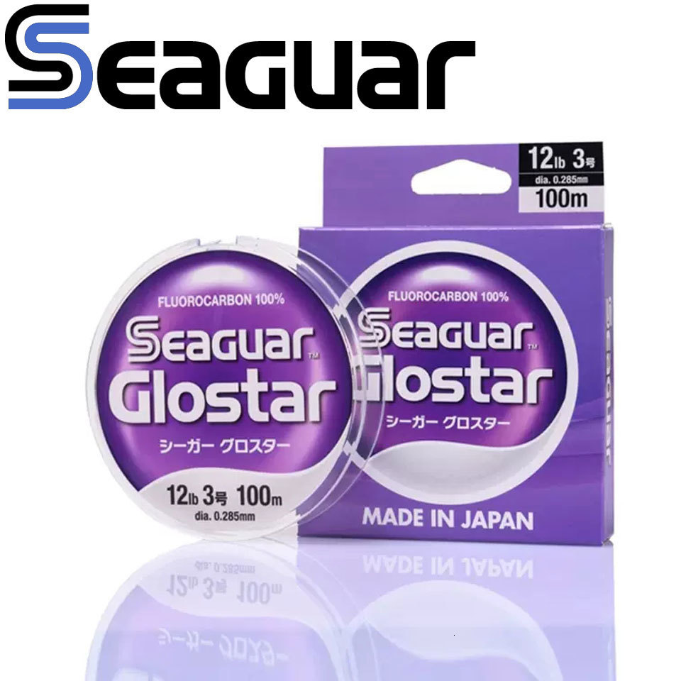 

Braid Line SEAGUAR GLOSTAR Original Fishing Line 4LB70LB 100% FLUOROCARBON Fishing Lines 100M60M 50th Anniversary Limited Product 230227