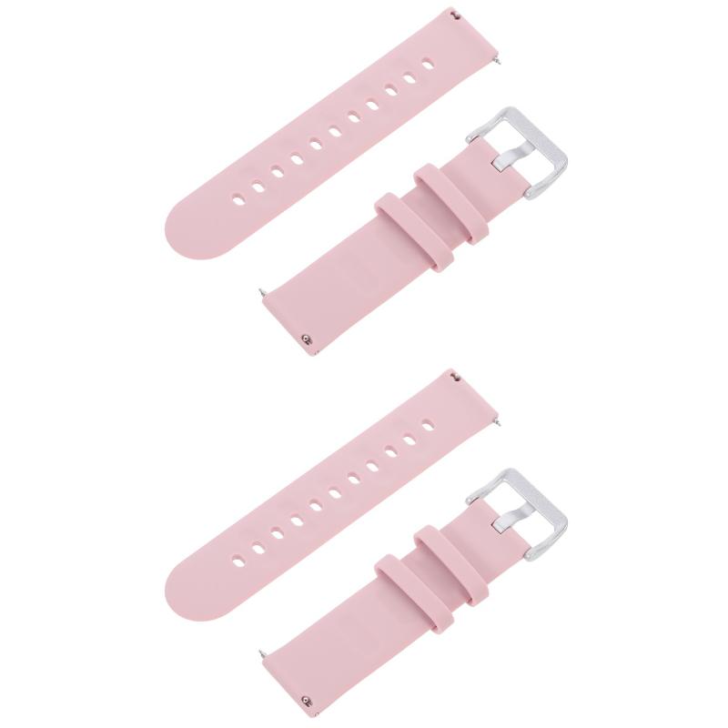 

Watch Bands 2 Pcs Retro Silicone Band Classic Strap Universal