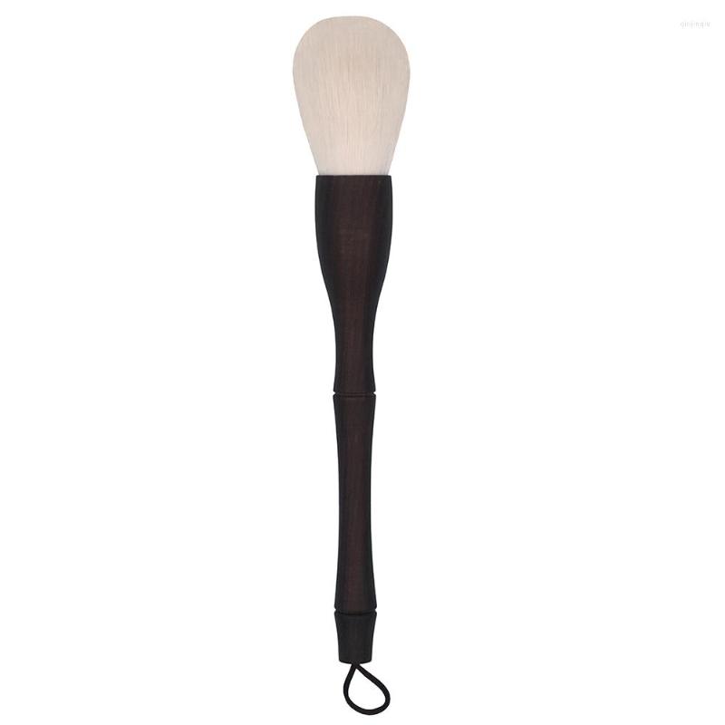 

Makeup Brushes P01 Professional Handmade Brush Soft Saikoho Goat Hair Round Face Powder Ebony Handle Make Up