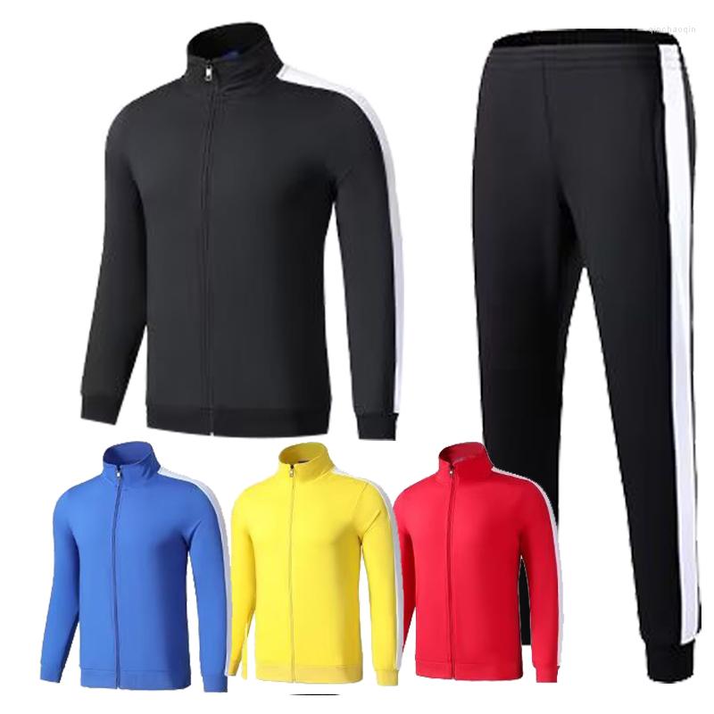 

Gym Clothing Collection Jacket Long Pants Set Unisex High Quality Workout Running Outdoor Training, Gold