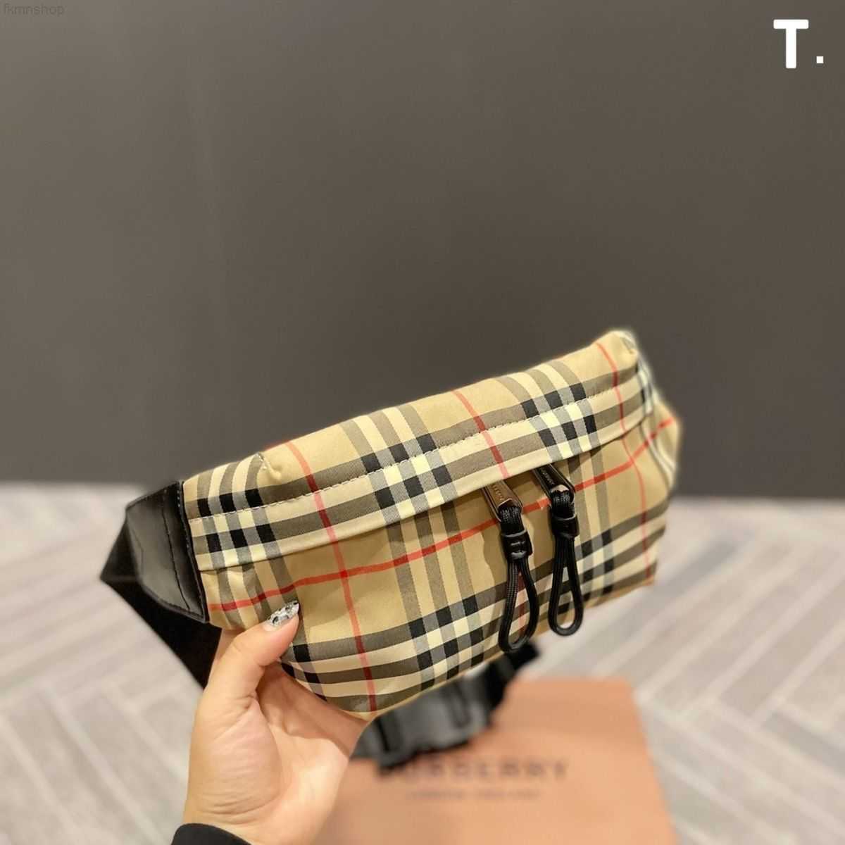 Designer Luxury Burbrerity Bags For Women High Quality Brown Crossbody Handbags Vintage Burbrery Leather Wallet Paris Plaid The Totes Bag Fashion Pu