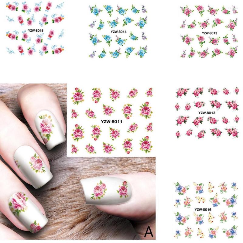 

Nail Art Kits DIY Applique Flower Adhesive Manicure Rattan Sticker Lace Design Paste Decorations Decals