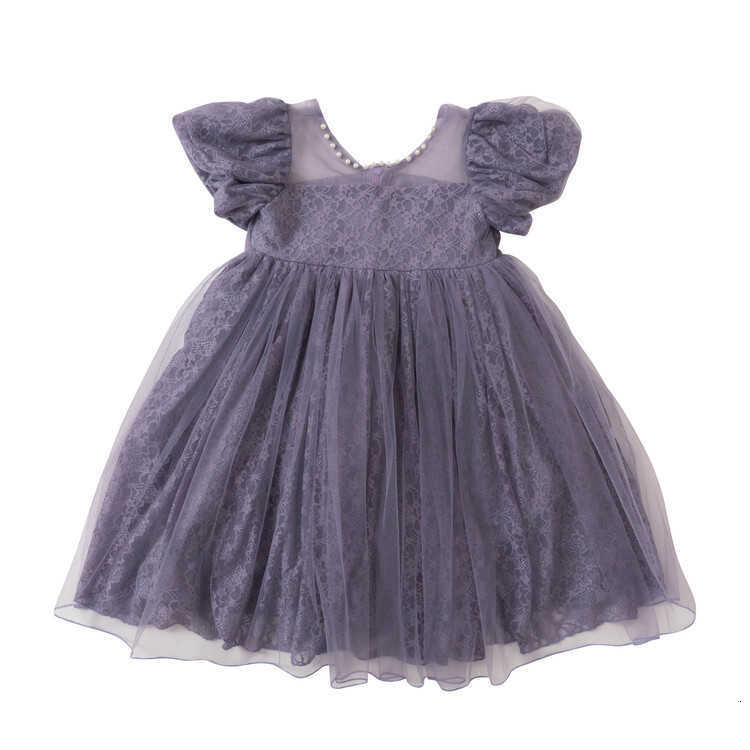 

Girls' Taro Purple Lace Skirt 1 Summer New Chil1en's Net Red Skirt Summer 1ess Baby Girl Korean Princess Skirt, Purplish red