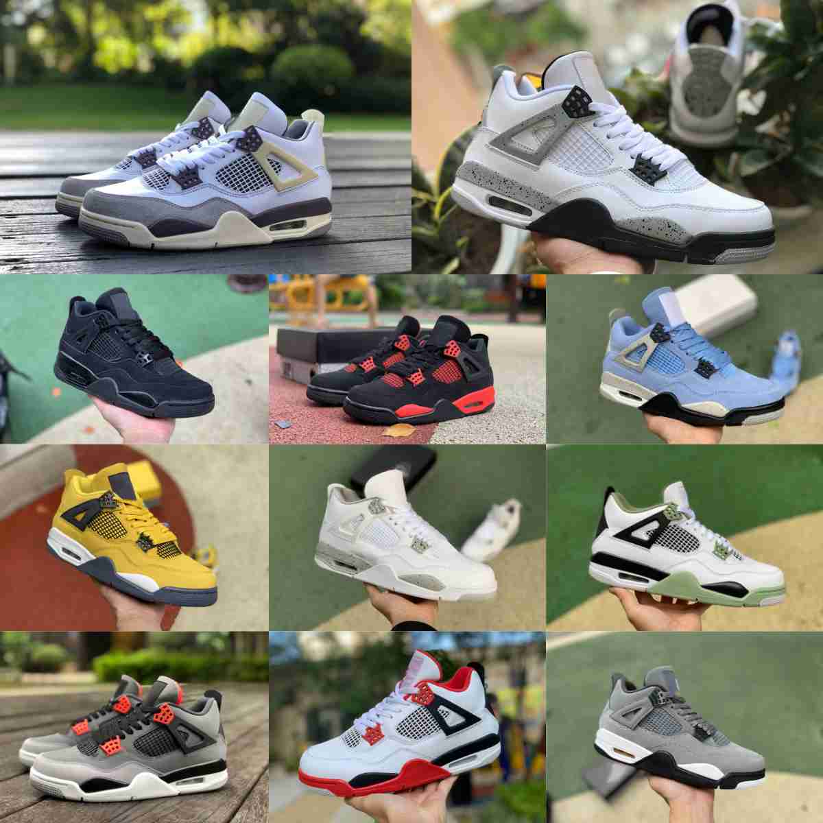 

Jumpman 2023 Seafoam 4 4s Basketball Shoes Mens Women White Cement Money Canyon Purple Cool Grey Bred Craft Photon Dust Military Black Cat Cream Sail Trainer Sneakers