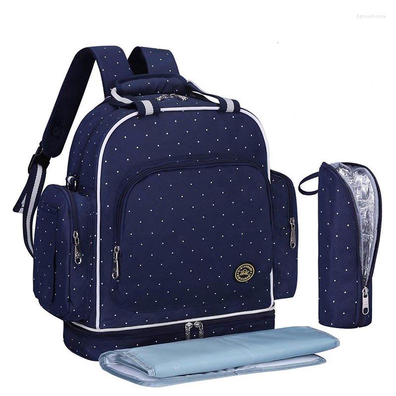 

School Bags Women Fashion Mummy Maternity Diaper Bag Large Nursing Travel Backpack Designer Stroller Baby Care Nappy