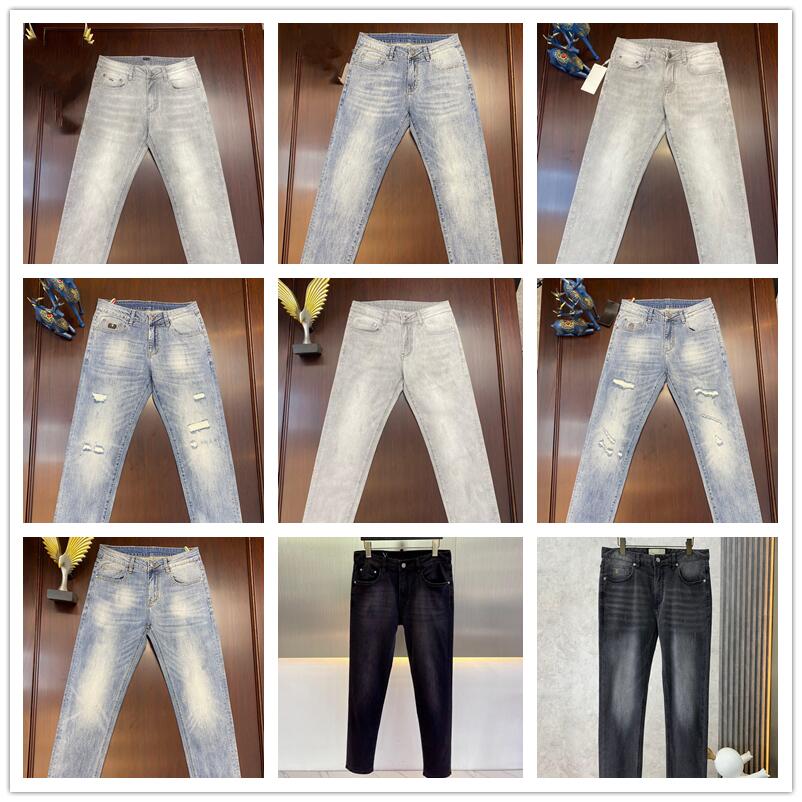 

Mens designer jeans Slim patchwork paige jeans Denim stars pattern Design pants Letters Torn Tattered Knee Ripped for Man Skinny Straight Size S-L Long, Multi