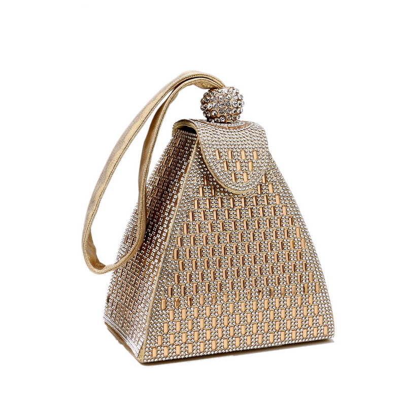 

Diamond Top Handle Bag Dinner Handbag Women's Banquet Versatile Dress Wristlets Prom Shoulder Bag Versatile Banquet Evening Clutches Bridal Purse