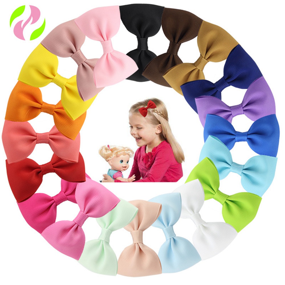 

Candy Colors Girls Small Hair Clip Ribbon Covered Clip With Colorful Kids Hair Pin Hairgrip Headwear Hair Accessories 1743, As option show