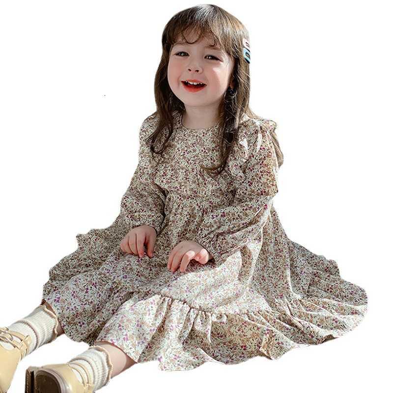 

Girls' Skirt Floral Princess 1ess Pleated Skirt 21 Spring and Autumn New Chil1en's Clothing 3-8 Years Old, As shown in the figure ml21860