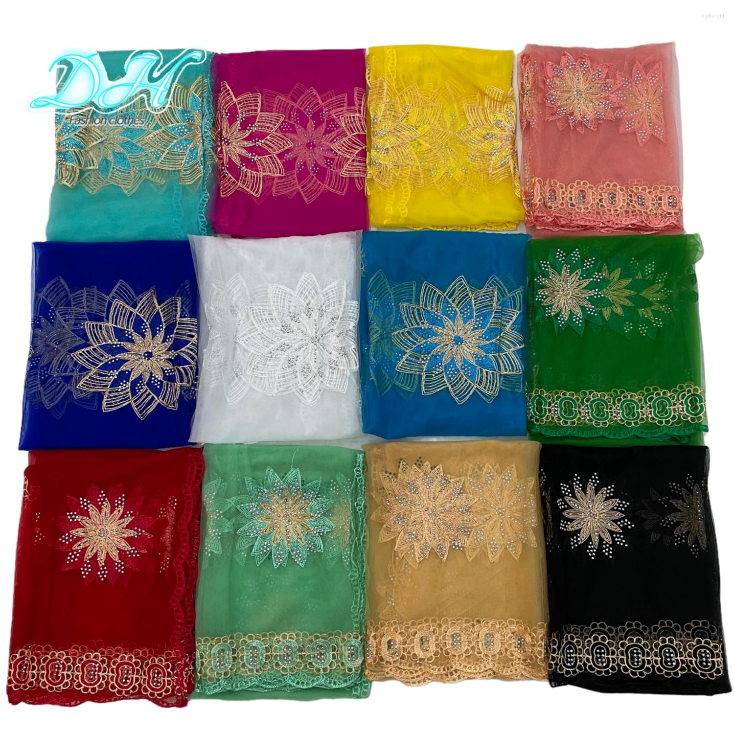 

Ethnic Clothing 2023 Dubai African Women Hijabs Mesh Scarf Big Size Shawls And Wraps Embroidery Muslim Ramadan Fashion Pray Headscarf