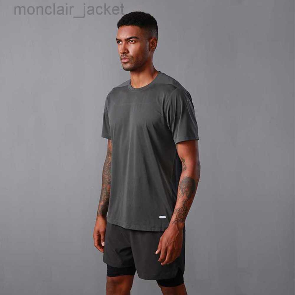 designer asda clothing alos yoga sports quickdrying tshirt mens summer training loose breathable fitness running short-image-844886438