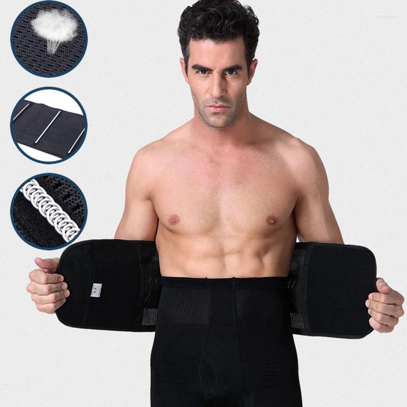 

Men's Body Shapers Lower Back Support Brace Waist Trimmer Belt Slim Sweat Wrap For Postpartum Workout Stomach Lumbar XIN-