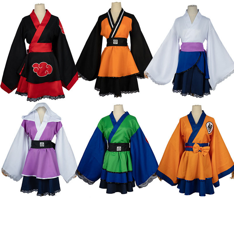 

Kids Grownups Cosplay costume Naruto's high wind spreads the sun to dawn, organizes the whirlpool Naruto kimono costume