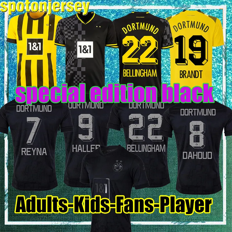 

22 23 dortmund soccer jersey 2022 2023 HALLER REUS Borussia football shirts REYNA HUMMELS BRANDT BVB maillot de foot men kids kit 1052026 je, Special edition
