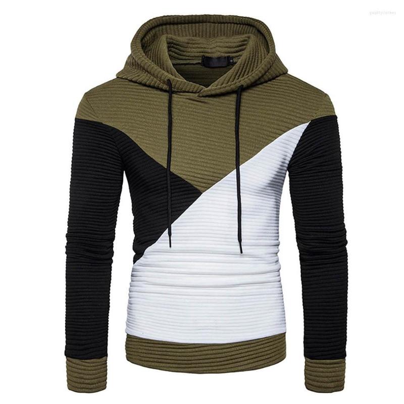 

Men's Hoodies Autumn Men Hoodie Moletom Patchwork Long Sleeve Harajuku Hooded Hip Hop Sweatshirt Top Streetwear Sudadera Hombre, Black