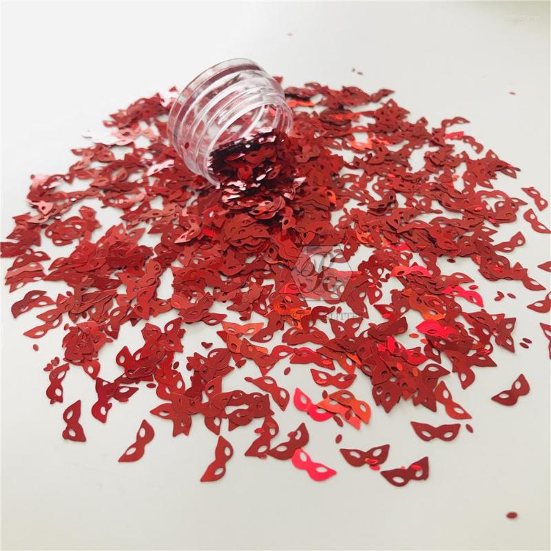 

Nail Glitter PrettyG 10g-200g Red Prom Queen Blindfold Shape Laser Sequins For Resin DIY Art Craft Makeup Decoration Accessories