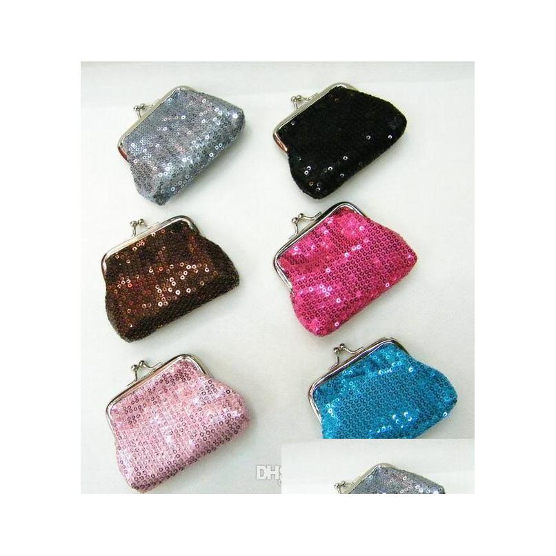 

Cosmetic Bags Small Sequins Women Coin Purse Dazzle Colour Change Hasph Money Zero Wallet Christmas Styles Drop Delivery Health Beau Dhh4R