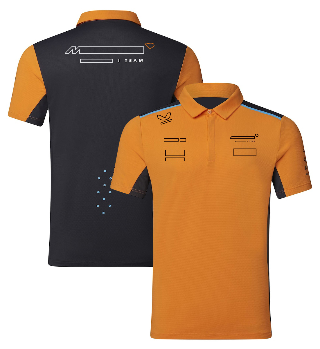 F1 Formula One racing suit short sleeve T-shirt 2023 most new casual crew neck Tee fan model team work clothes polo suit customized with the same-image-844926075