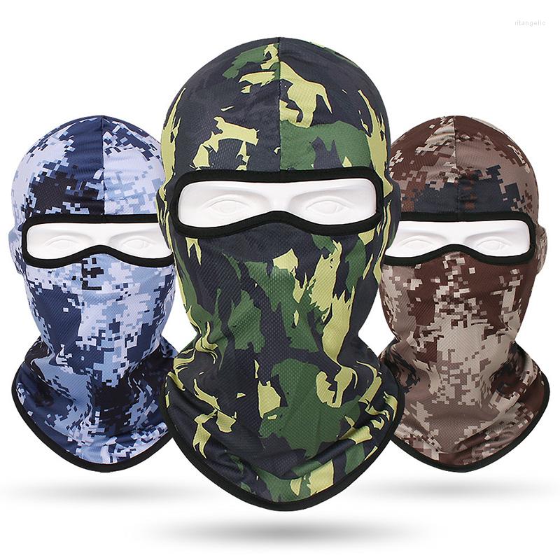 

Bandanas Tactical Balaclava Full Face Mask Hiking Cycling Camping Hunting Military Cap Unisex Head Cover Camouflage