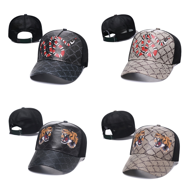 

Fashion Designer Baseball Hat Men and Women Baseball Hat Brand Tiger Hat Bee Snake Embroidery Bone Men's Leisure Sun Hat Sports Mesh Truck, No.4
