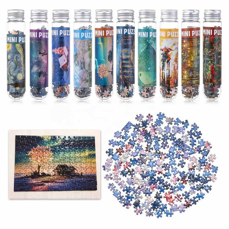 

3D Puzzles 150pcs Mini Jigsaw Puzzles for Adults Micro Jigsaw Test Tube Tiny Puzzle Challenging Puzzle Difficult Home Decor Entertainment L230228