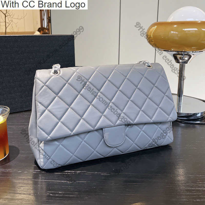 

CC Brand Shoulder Bags Vintage Flap Jumbo Designer Luxury Bags Lambsking Denim Diamond Quilted Classic Handbags Key Pouch Crossbody Silver Hardware Multi Pochet, Blue