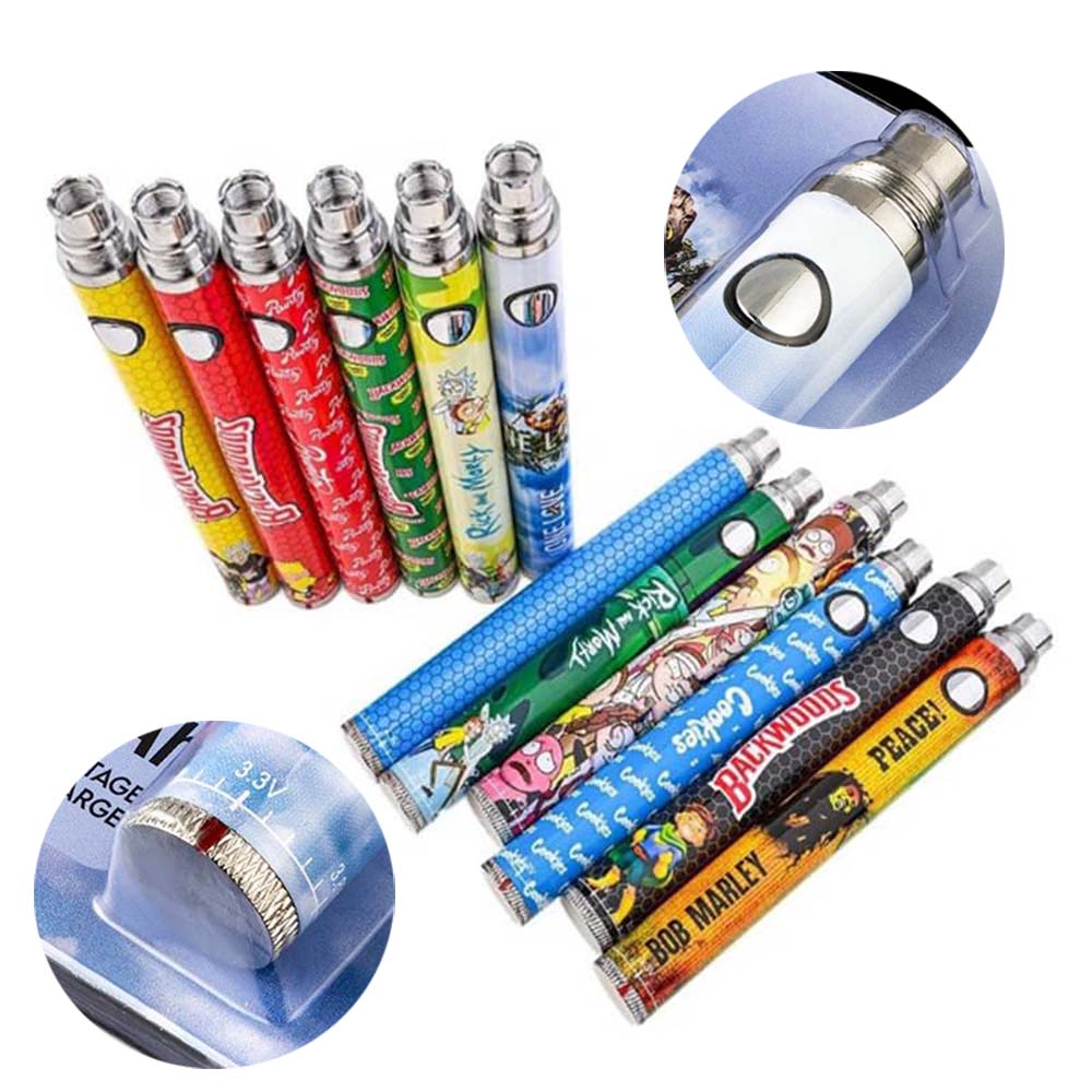 

Cookies Backwoods runtz R and M 510 Preheat VV Battery 350/600/950/1100mAh Bottom Voltage Adjustable Usb Charger Vape Pen