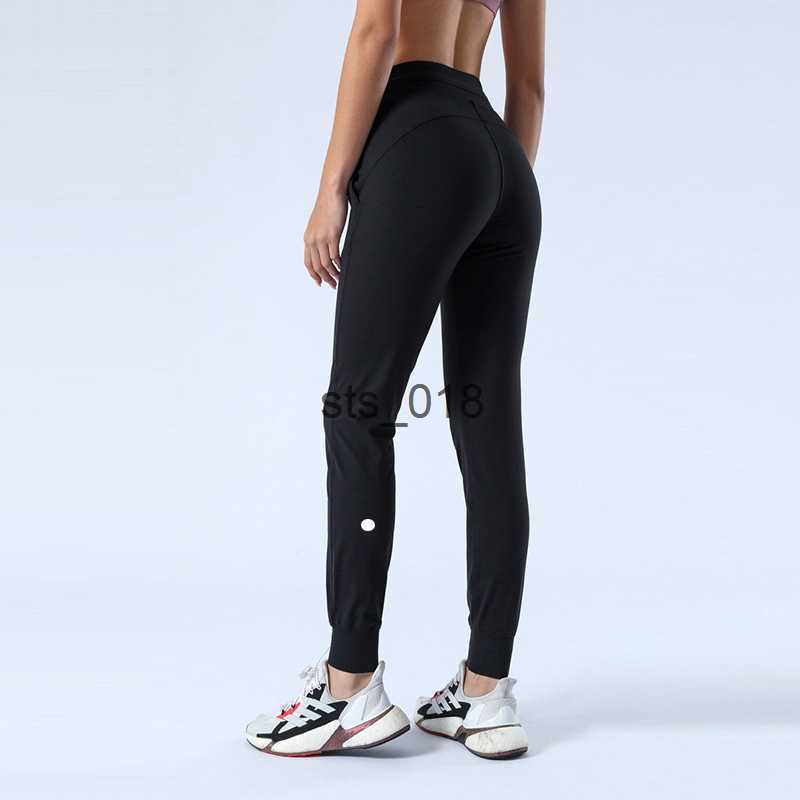 

Yoga Outfit LL Women Yoga Ninth Pants Push Fitness Leggings Soft High Waist Hip Lift Elastic Casual Jogging Pants 7 Colors L2079 T230228, #4 black