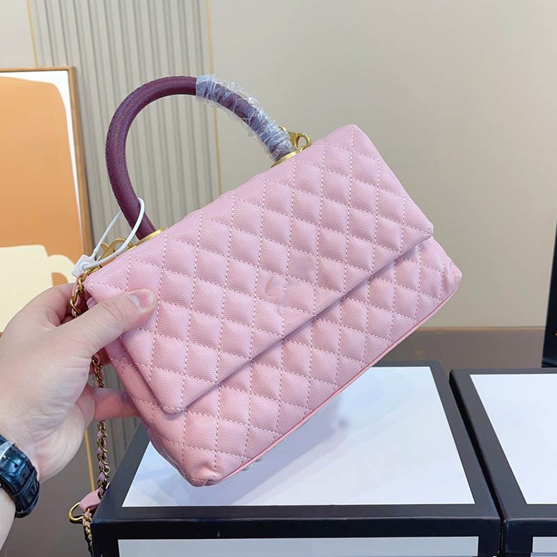 

Vintage Portable Co Selzburg Women Shoulder Bag Caviar Leather Quilted Classic Flap Handbag Designer Bag Luxury Wallet Hardware Outdoor Multi Pochets Clutch 22 24C, Customize