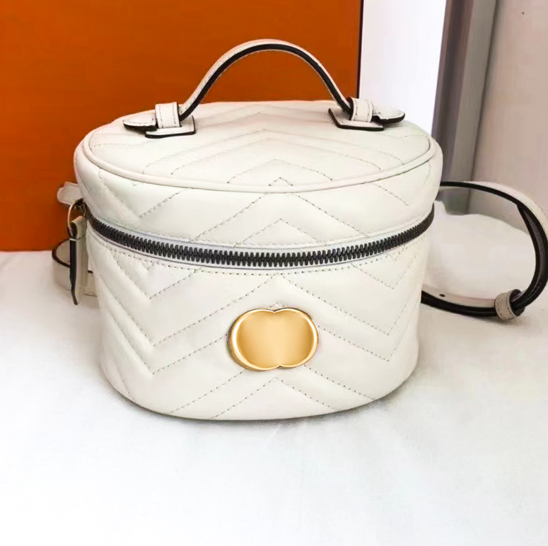 

Luxury Designers Mini handbag Metal zipper makeup toiletry bag Marmont purses shoulder womens men Genuine leather make up bag crossbody clutch cosmetic tote clutch, Black