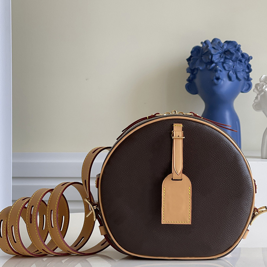 

1:1 Quality Designer Fashion Shoulder Bag 22.5CM BOITE CHAPEAU SOUPLE Luxurious Handbag M45647 With Box ML151