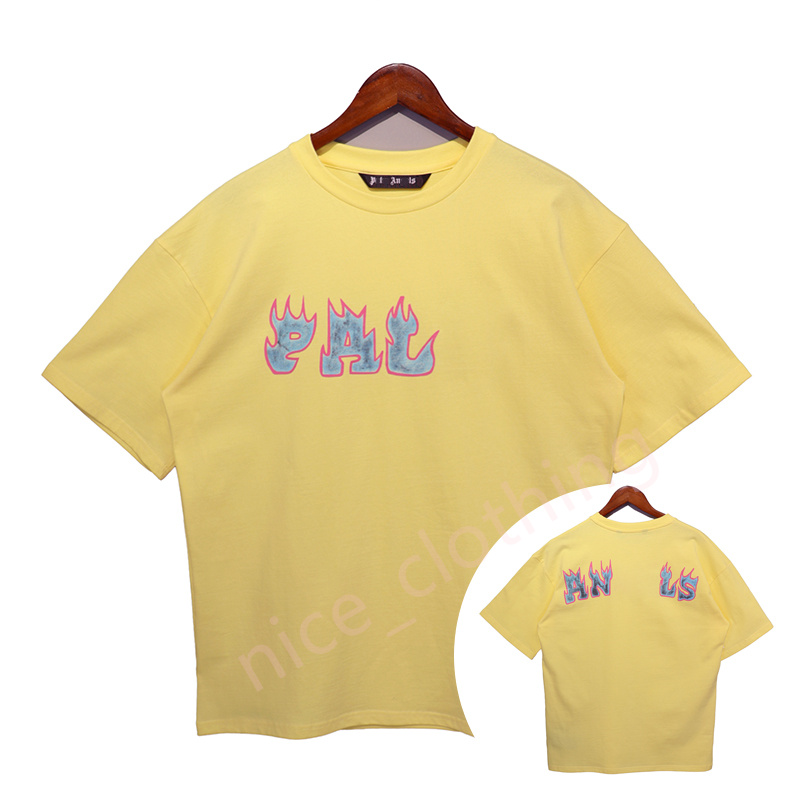 

mens designer pa t-shirt luxury brand t shirts print letter palms tees womens angles short sleeve casual crew neck tops clothing clothes s-xl 4Z