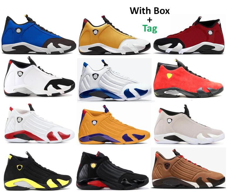

Shoes TOP 14 14s Basketball Black Toe Laney Ginger Winterized Fortune Desert Sand Gym Red Suede Thunder Candy Cane Hyper Royal Last Shot DMP, Laney 2023