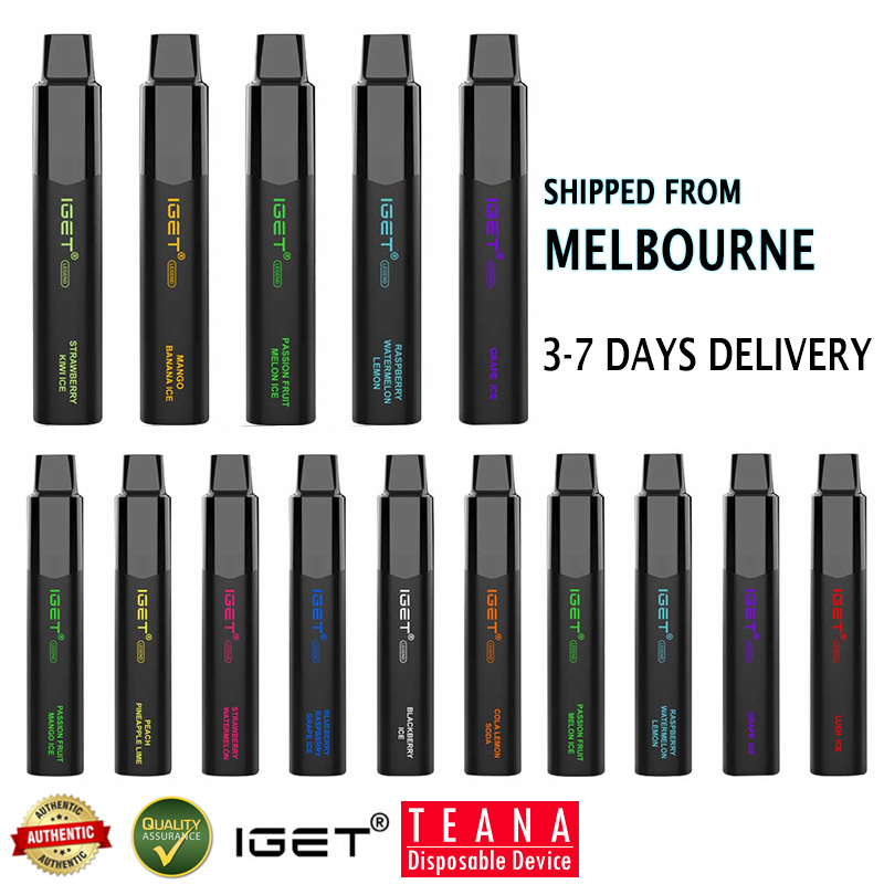 

Original Australian iGet Legend E Cigarette Kit iGets Disposable Vapes 4000 Puffs 1350mAh 12ml Prefilled Carts Authentic i Get Vapors