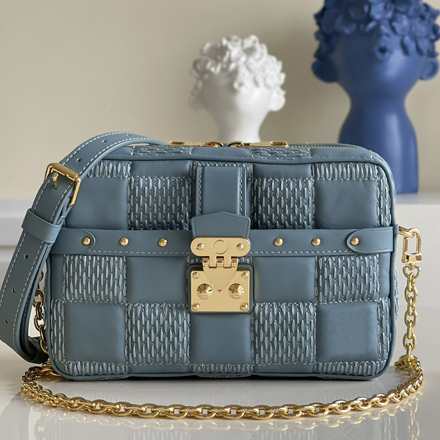 

1:1 Quality Designer Fashion Shoulder Bag 22CM TROCA PM Luxurious Handbag M59116 With Box ML158, M59115