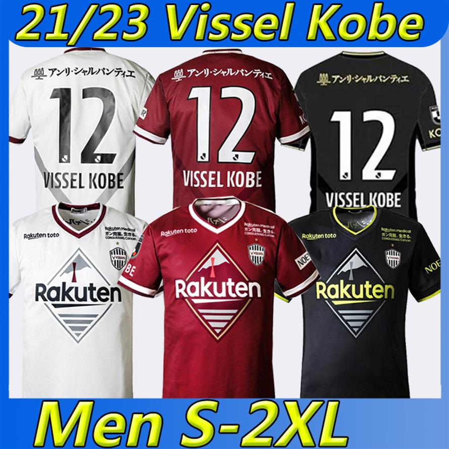 

22 23 J1 League Vissel Soccer Jerseys A INIESTA BOJAN OSAKO MUTO 2022 2023 men Adult football shirt Uniforms Pre-sell S-2XL272b, Shenhushenglichuang 22-23 away