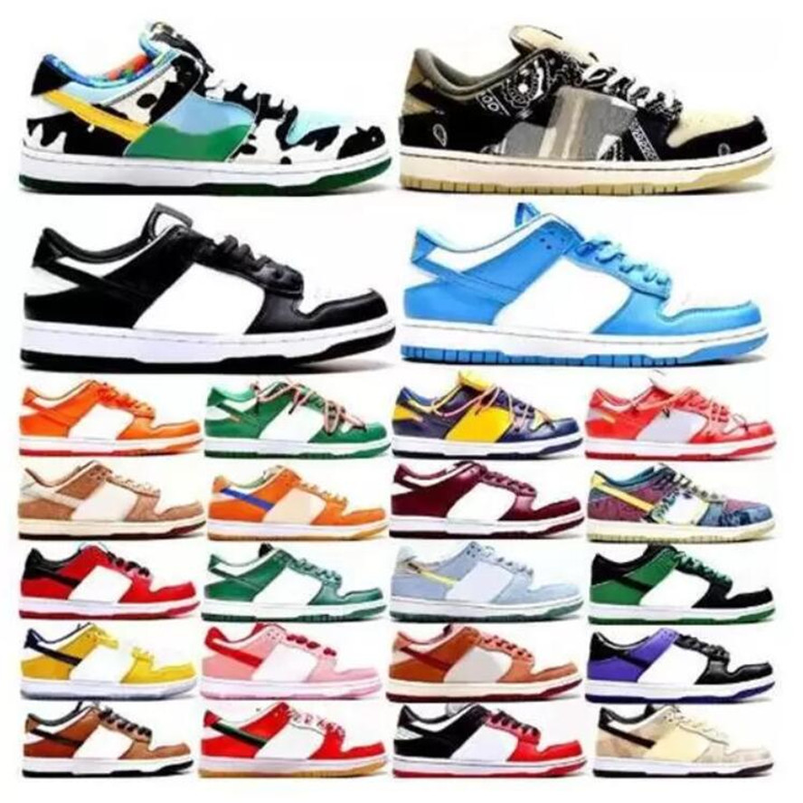

2023 Men Women Running shoes Sneakers White Black Panda Grey Fog UNC Varsity Green Glow Laser Orange Syracuse Kentucky Coast Candy casual trainers 36-44, 020