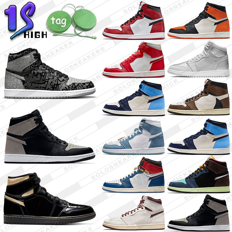 

1S 2023 Jumpman Designer Basketball Shoes Men Women High cut ankle boots OG Bubble Gum Dark Marina Chicago University Pollen Prototype