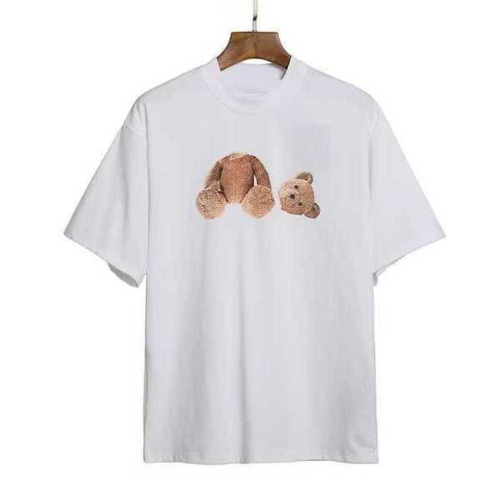 

men' T-shirts Hip Hop Decapitated Teddy Bear Print Short Sleeve t Loose and Women' Lovers Wear Backingy4a3, Pink