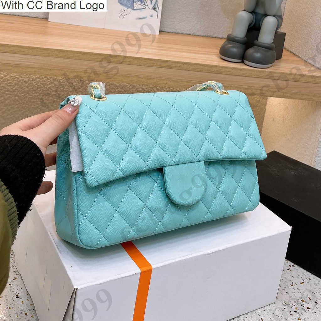 

CC Brand Shoulder Bags Classic Caviar Double Flap Designer Bags Womens Cowhide Quilted Gold Metal Hardware Multi Pocket Coins Purse Large Capacity Handbags Cros, Box