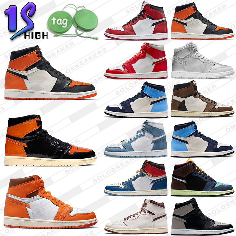 

Jumpman 1 2023 Low Basketball Shoes Black Phantom 1s OG Mens Womens Sports Sneakers Trainers Size 36-47